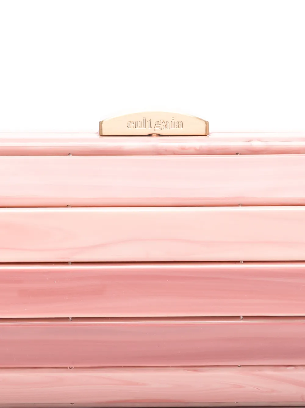 Cult Gaia Rolie kleine clutch met ketting Roze