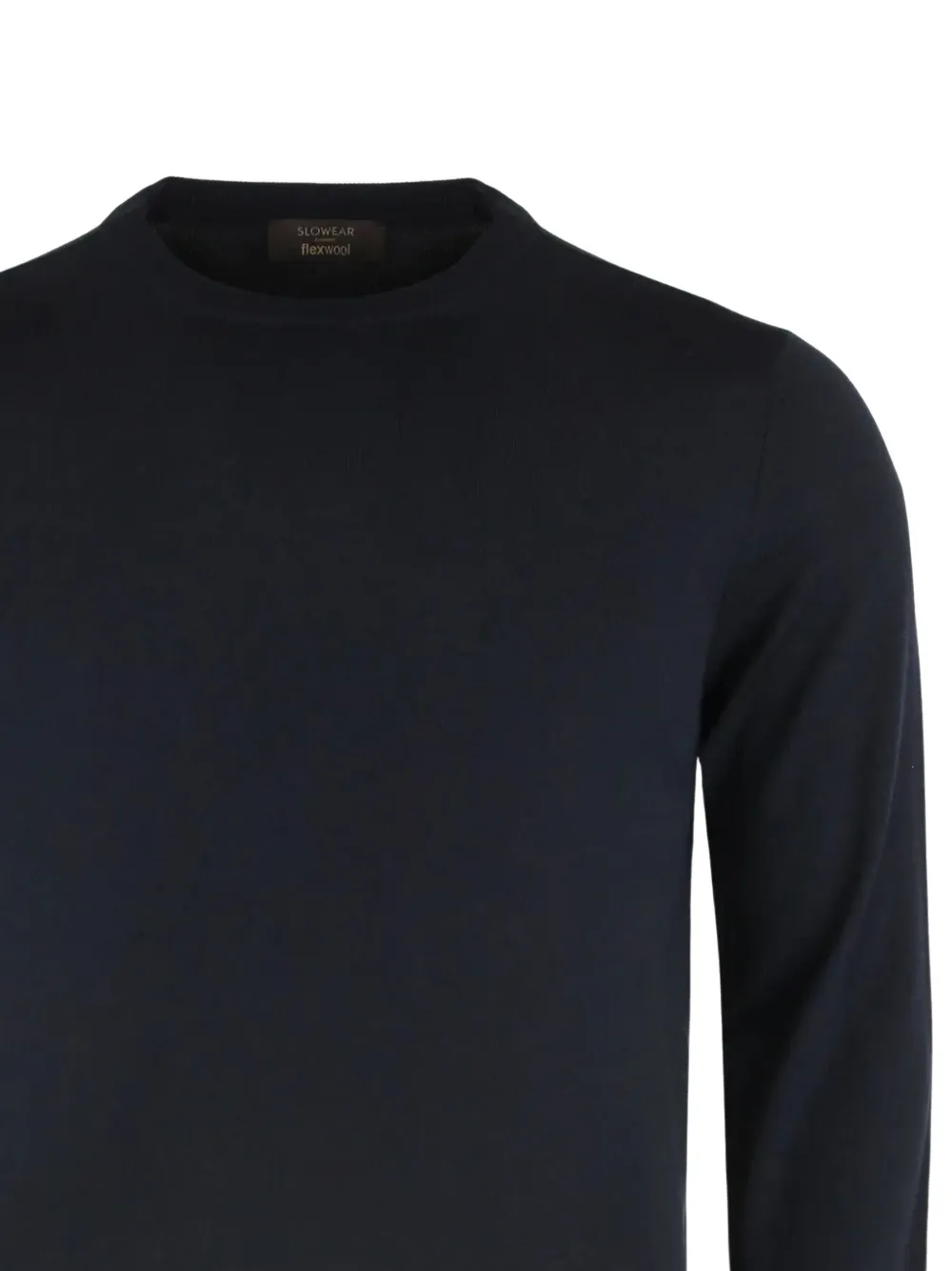  Slowear Pull à Col Rond - Bleu 
