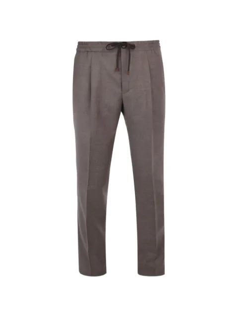 slowear drawstring pleated trousers