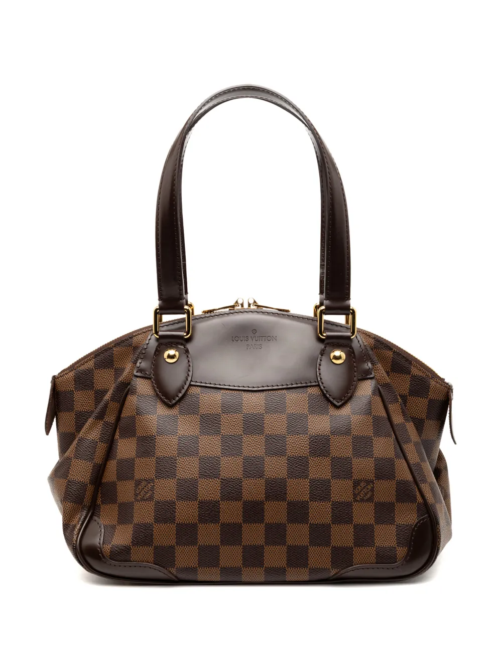 Louis Vuitton Pre-Owned 2011 Damier Ebene Verona PM satchel - Marrone