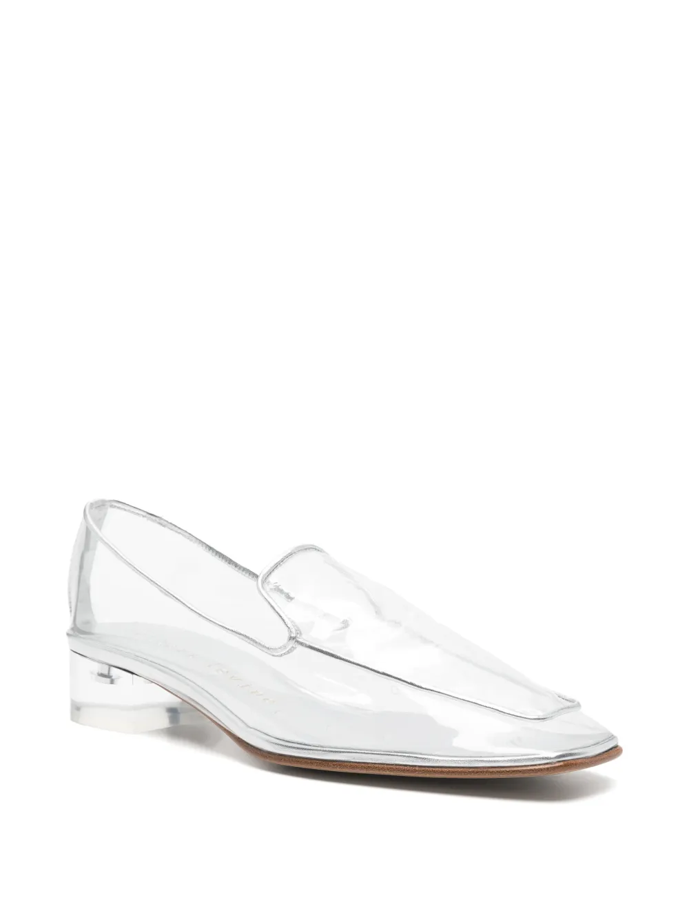  Herbert Levine Square-toe Loafers - White 