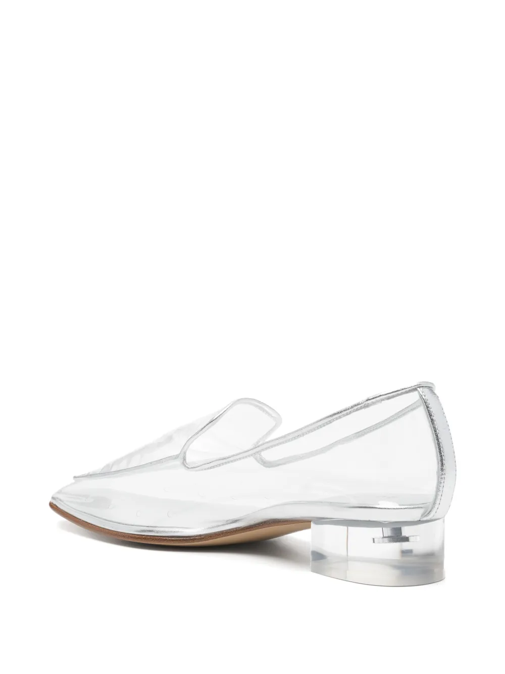  Herbert Levine Square-toe Loafers - White 