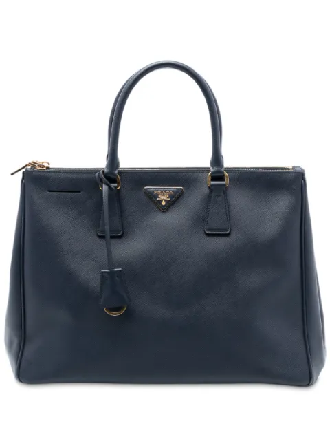 Prada Pre-Owned 2013-2025 Large Saffiano Lux Galleria Double Zip Tote satchel