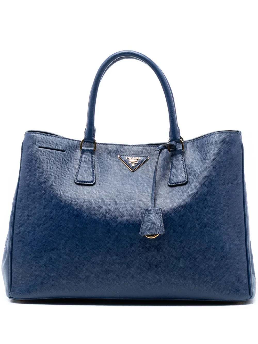 Prada Pre-Owned 2010-2025 Large Saffiano Lux Galleria Tote satchel - Blu