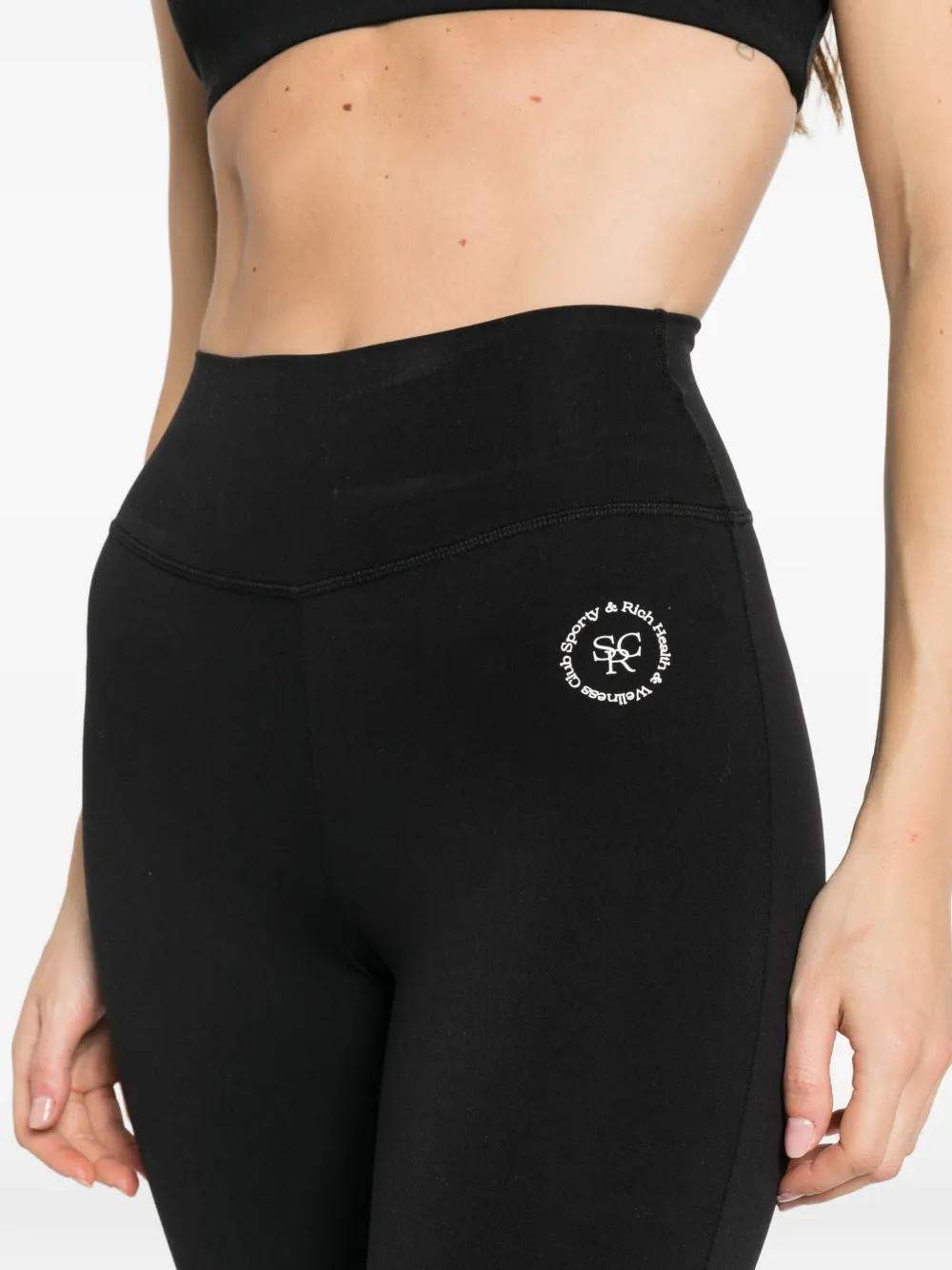 SRHWC logo flared-hem leggings