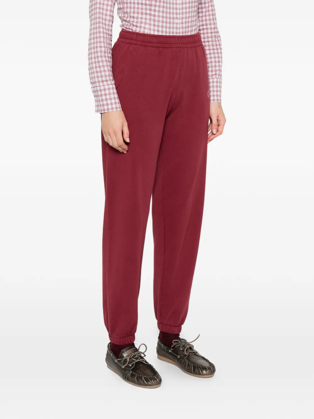 Sporty & Rich Soho trainingsbroek met logo Rood