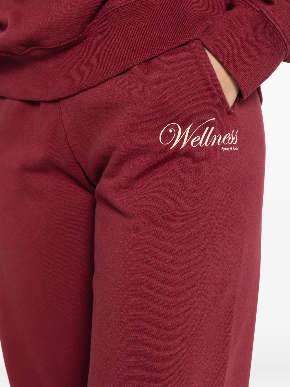 Sporty & Rich Soho trainingsbroek met logo Rood