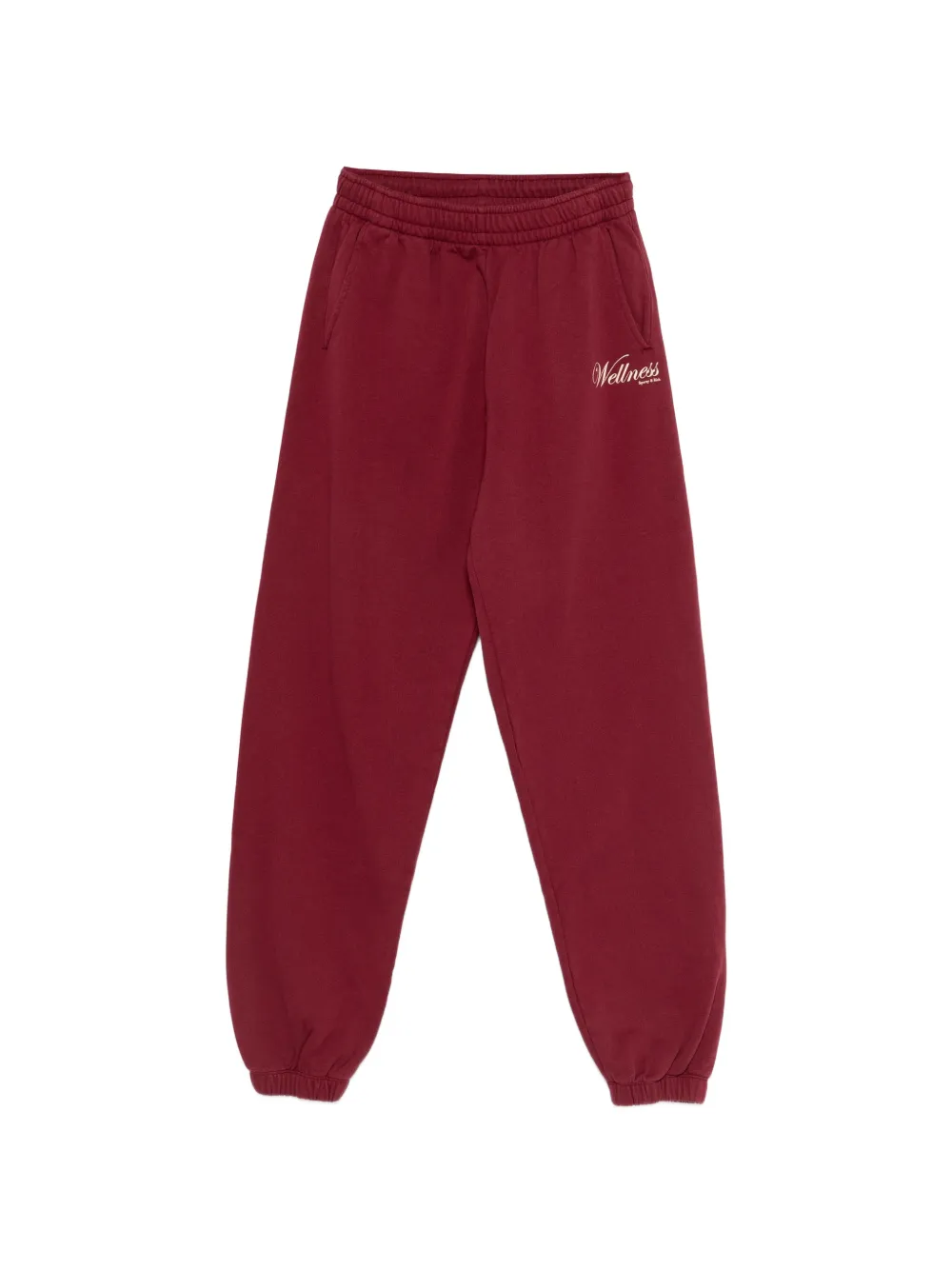 Sporty & Rich Soho logo track pants - Rot