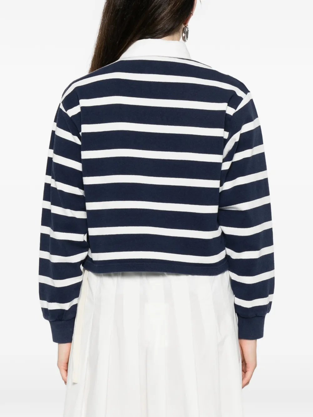 Blondie striped polo top