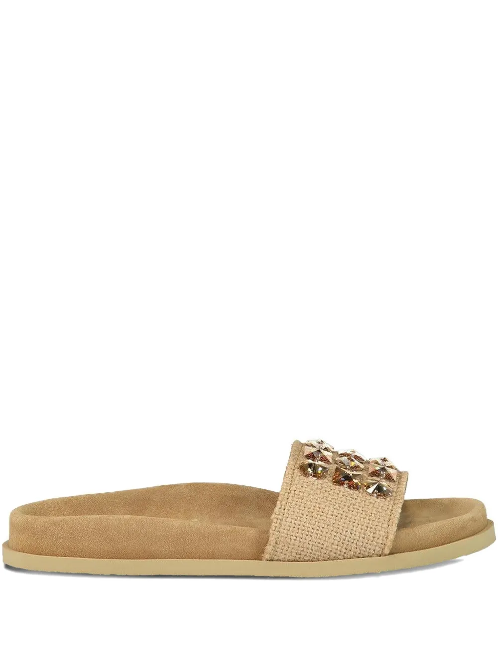 Pedro Garcia dolomitA embellished sandals Beige