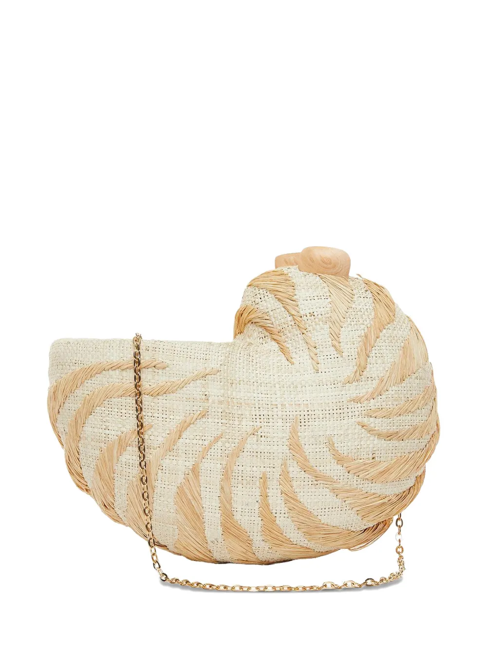 Poolside Anna chain clutch - Toni neutri