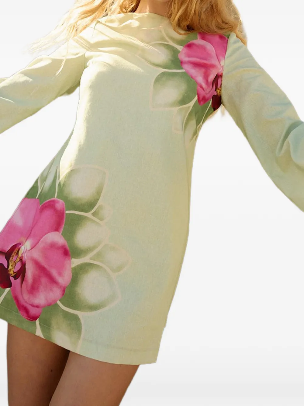  Aston Studio Maggie Mini Dress - Green 