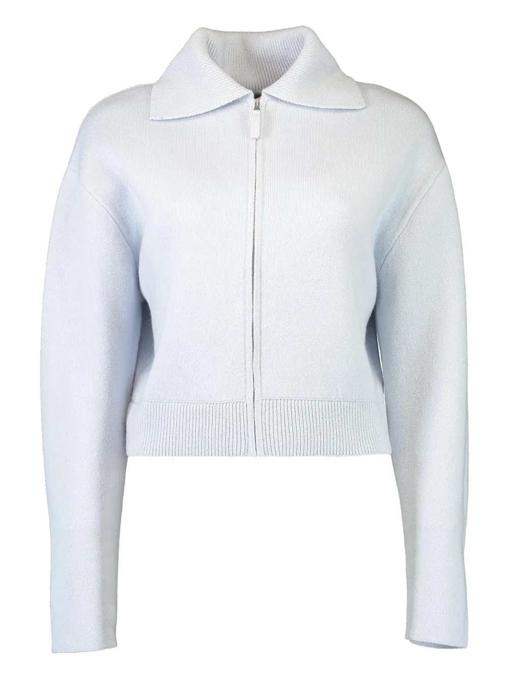 Allude zip front cardigan - Blu