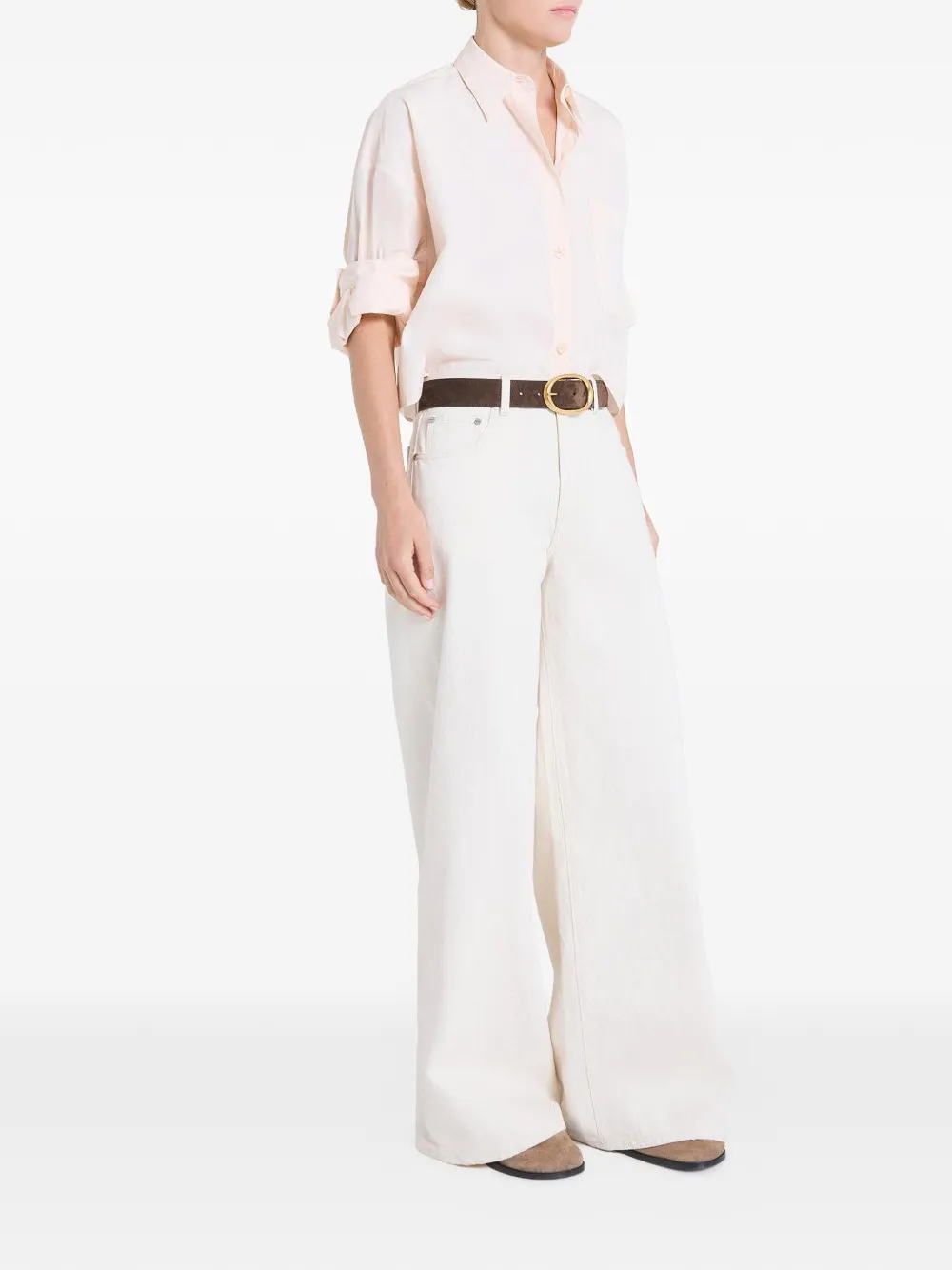  Twp Wide-leg Trousers - White 