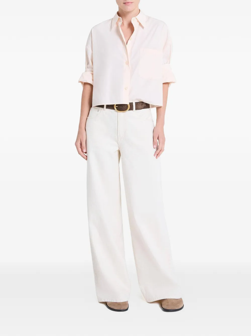 TWP wide-leg trousers - Wit