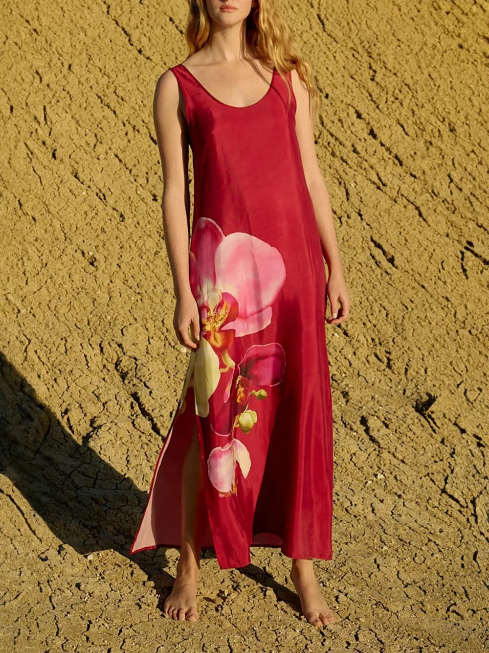 Aston Studio floral poppy dress - Rood