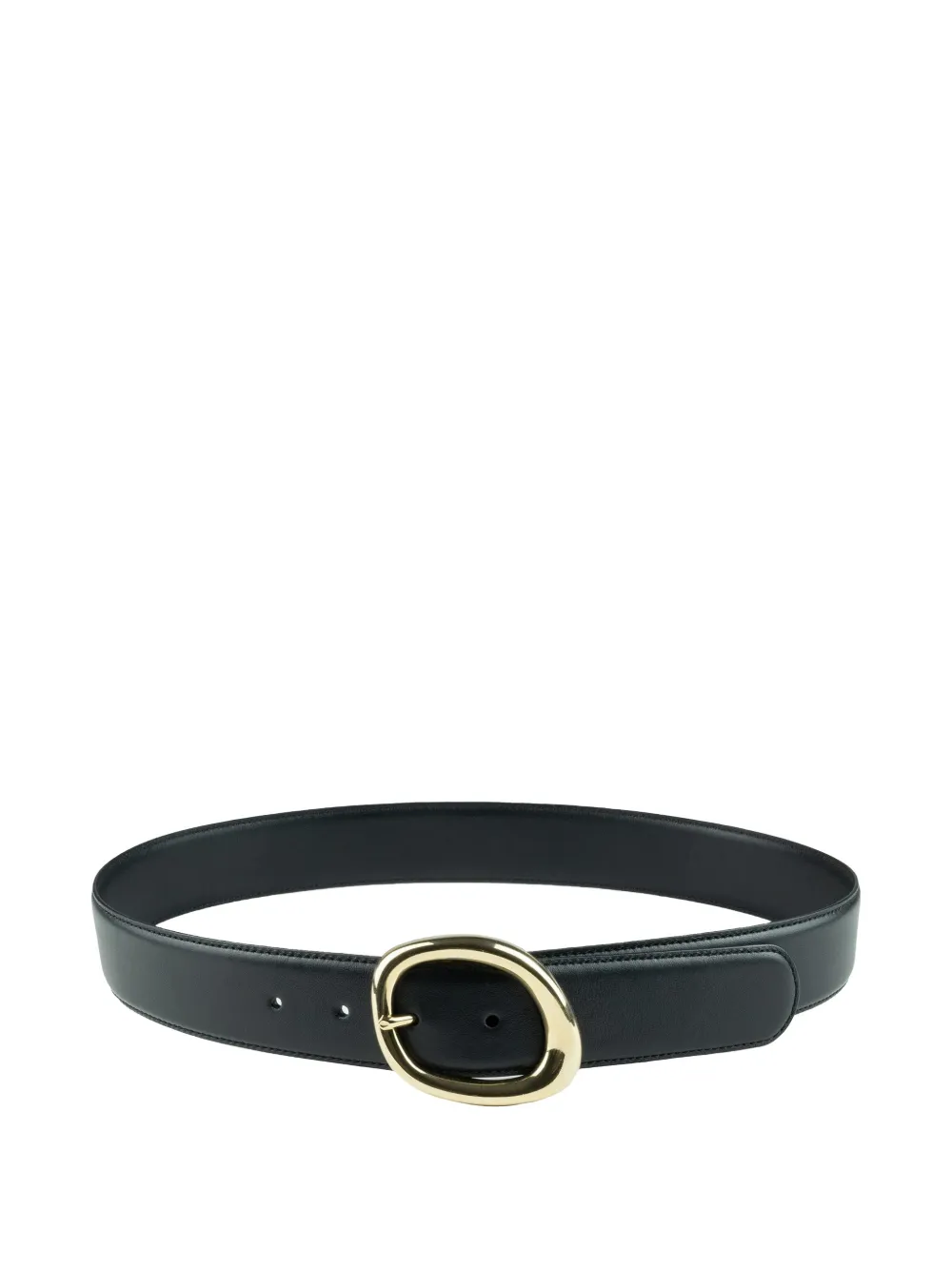 SERGIO GAVAZZENI Helen oval-buckle belt - Nero