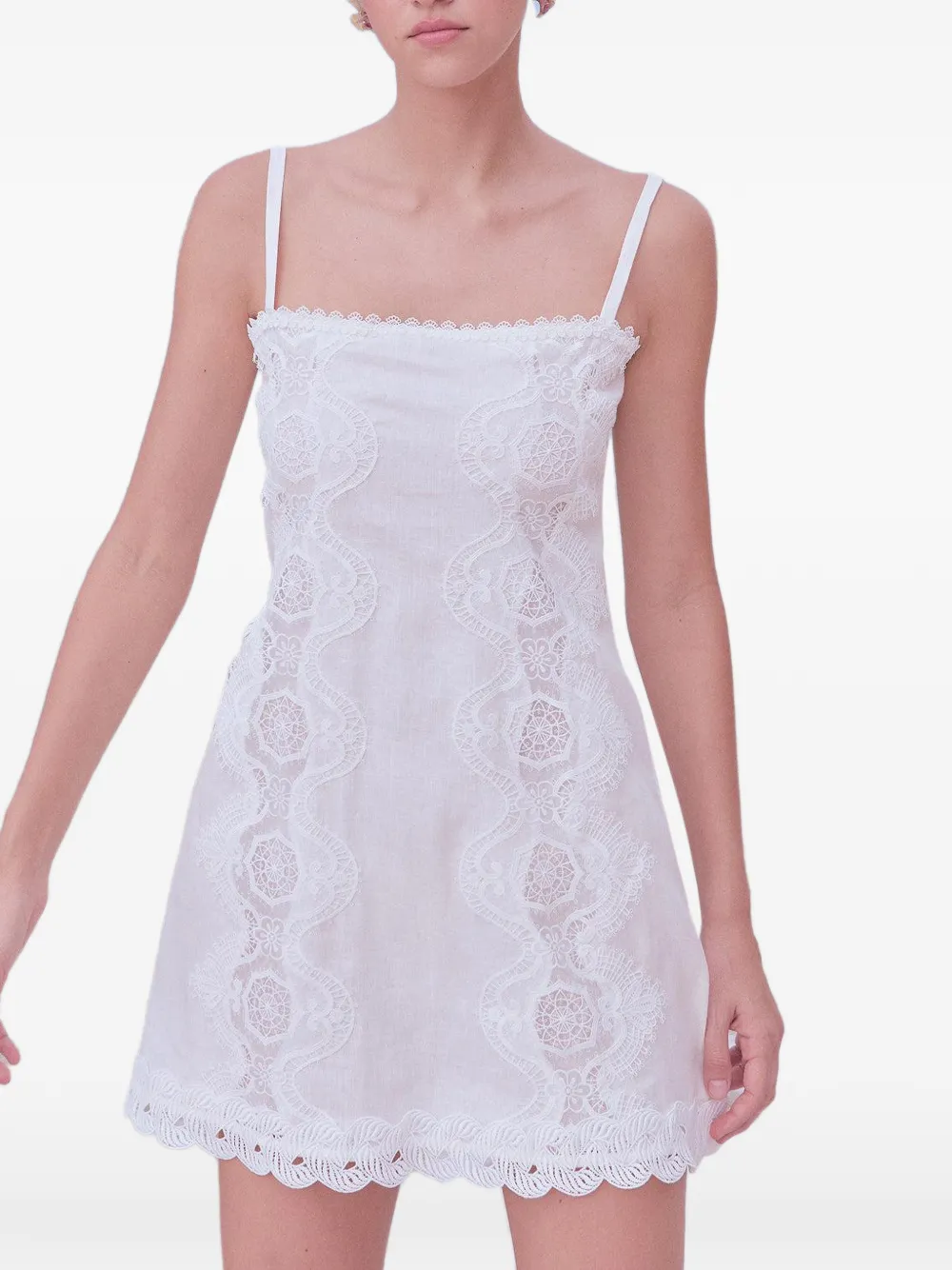 Waimari Rocio lace dress - Wit