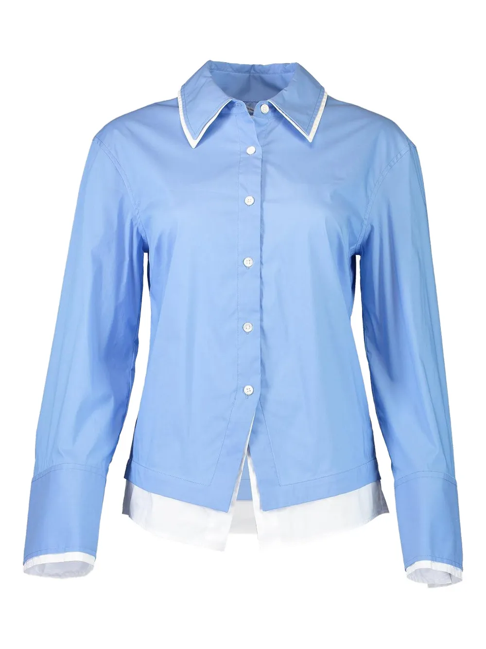 Veronica Beard Bonnie collared shirt - Blu
