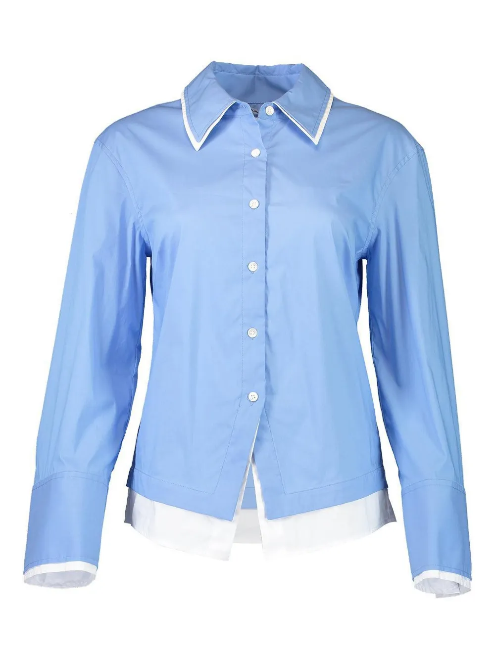 Veronica Beard Bonnie collared shirt - Blau