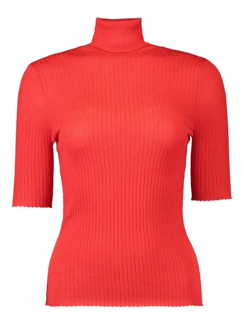 Sprwmn short-sleeve turtleneck top