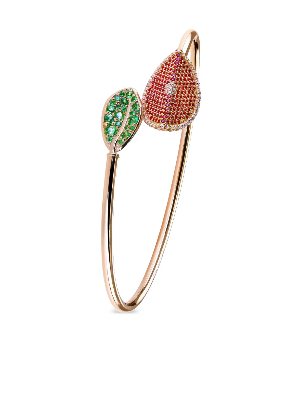  Fullord Leaf Multi-stone Bracelet - Pink 