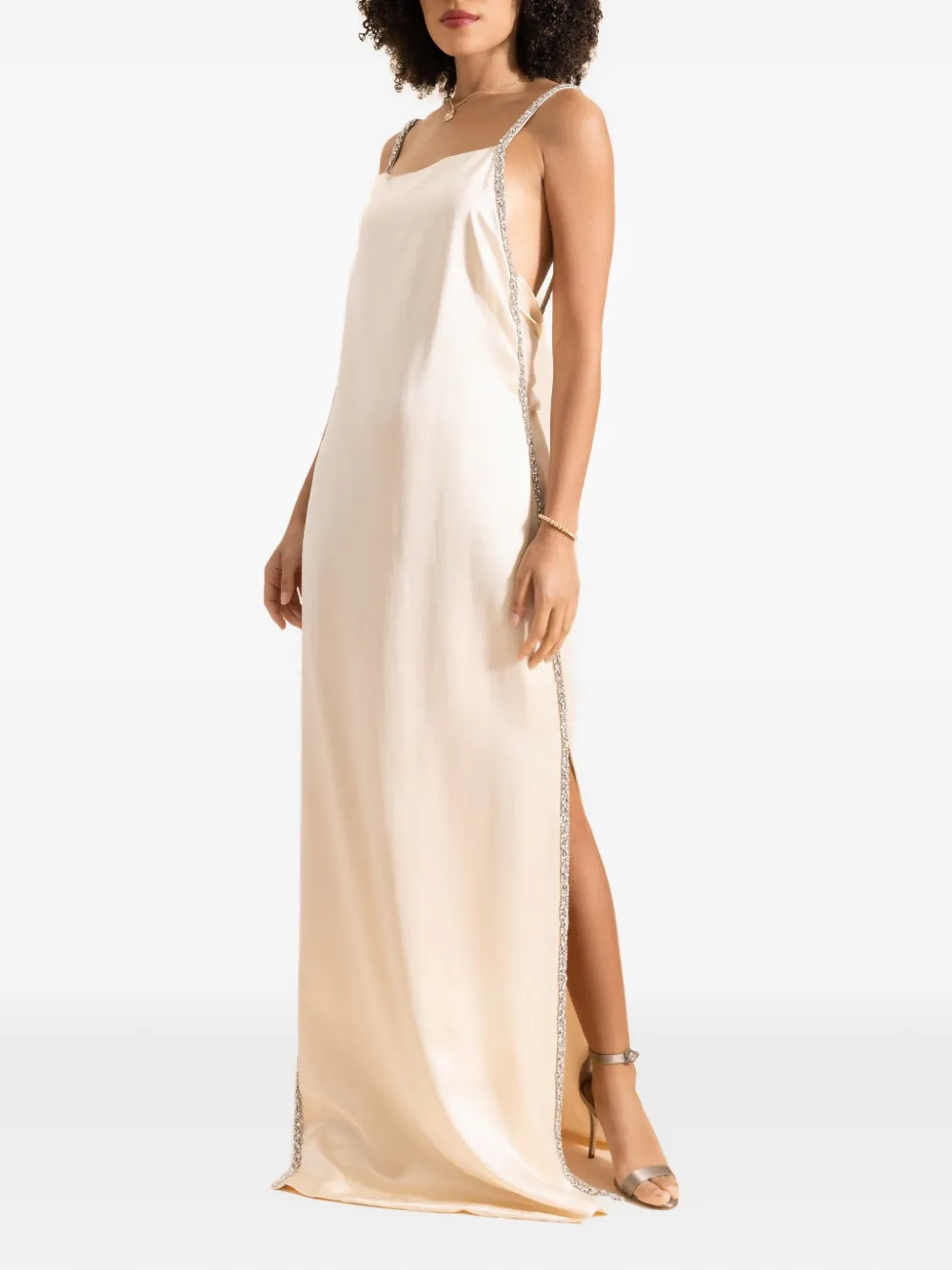 TWP It Had To Be You embellished maxi dress - Beige