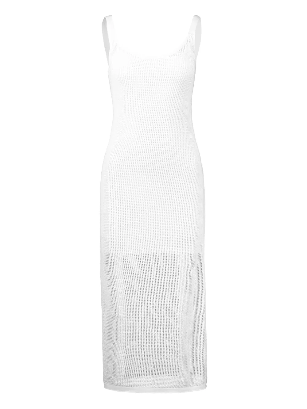 STAUD Jessica openwork dress - Bianco