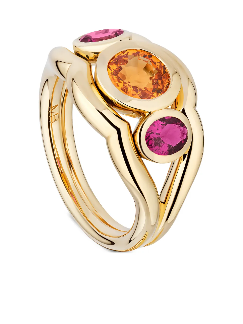 Mason and Books Spessartite Slingshot ring - Oro