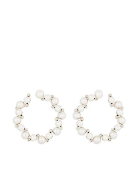 Mason and Books Scattered Love hoop earrings