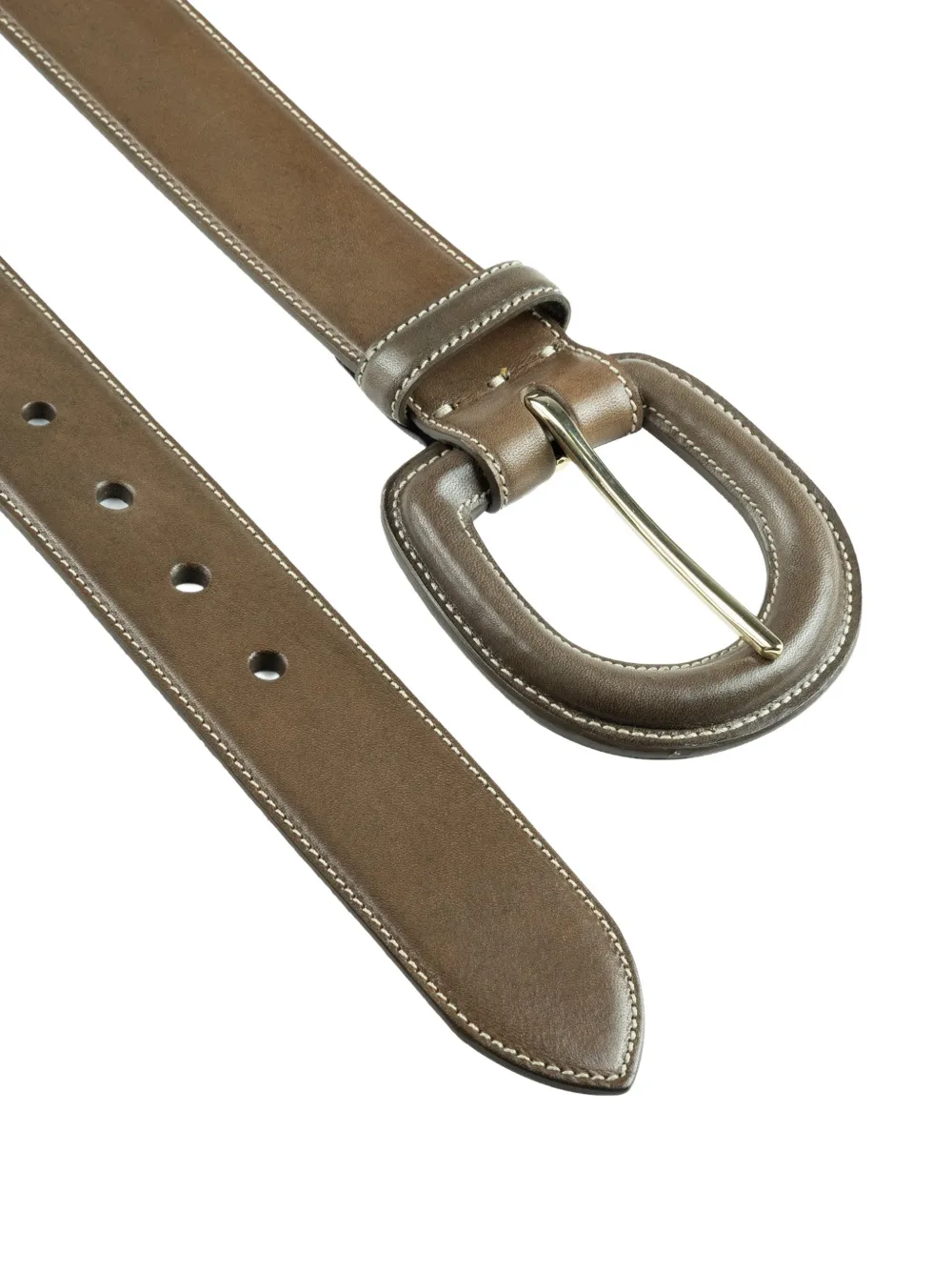 SERGIO GAVAZZENI stitched aloe belt - Bruin
