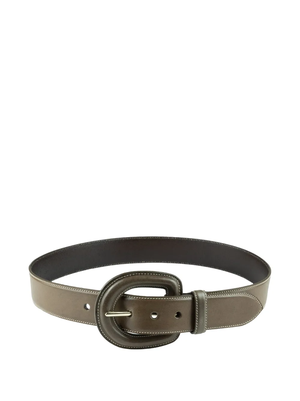 SERGIO GAVAZZENI stitched aloe belt - Marrone
