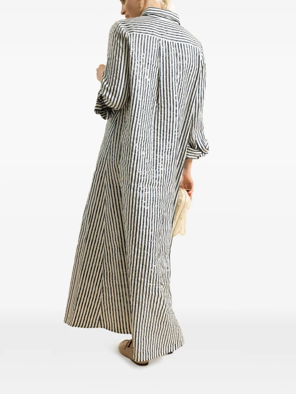 TWP Jennys striped dress - Wit