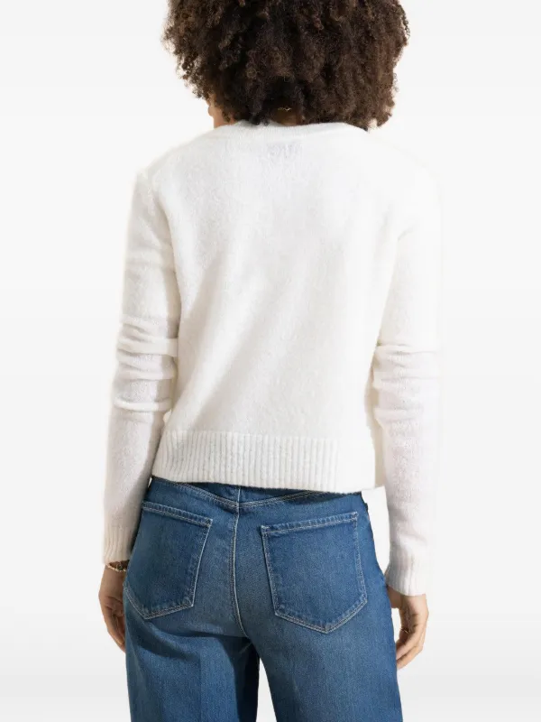 Altuzarra Thea Buttoned Cardigan in White