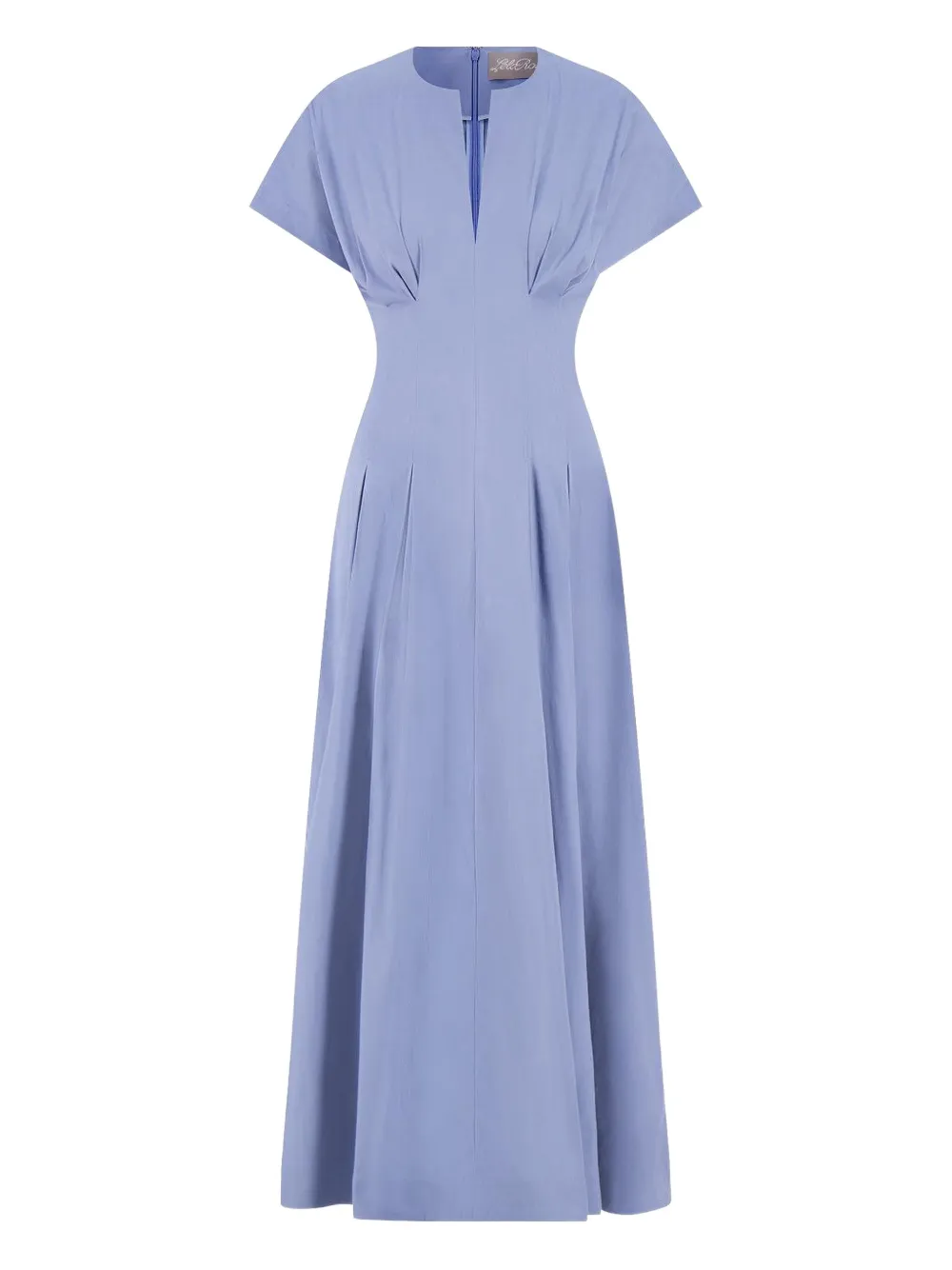 Lela Rose smocked dress - Blauw