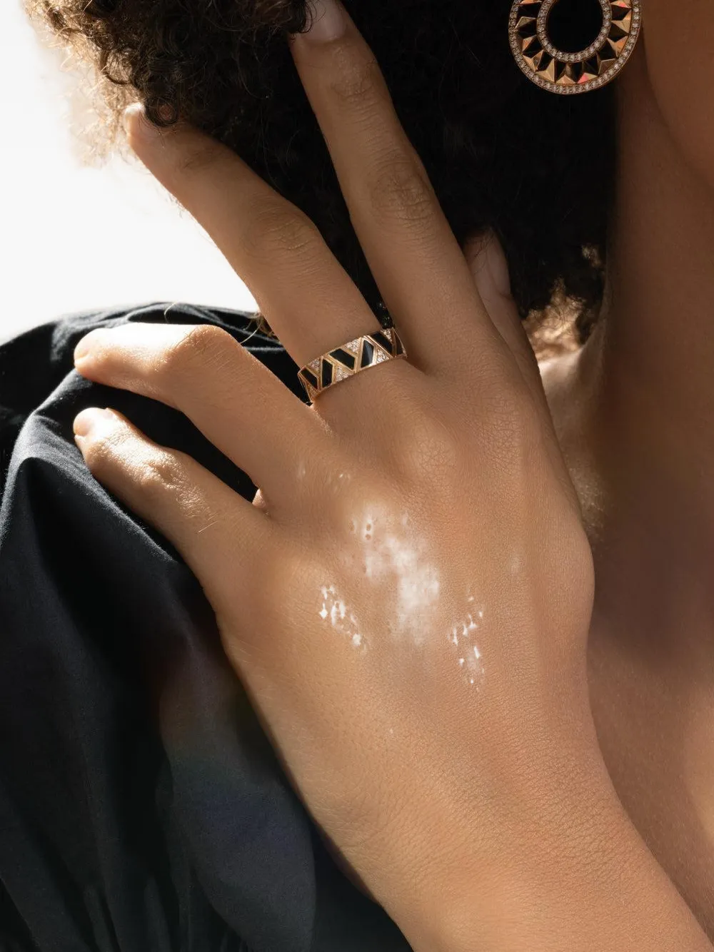 Alessa Jewelry diamond binary ring - Oro