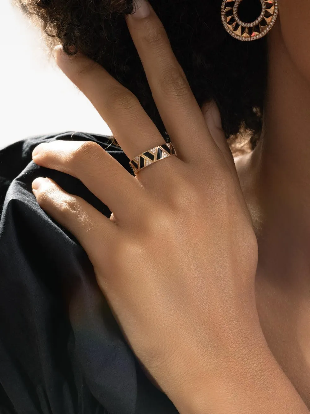 Diamond Binary Ring