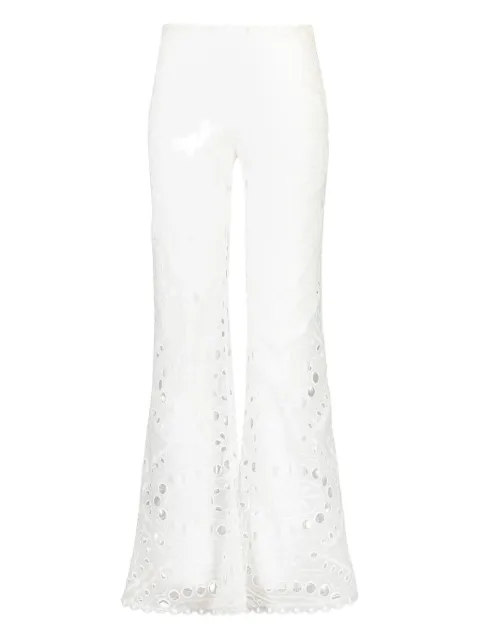 Charo Ruiz Ibiza Stern openwork-design trousers