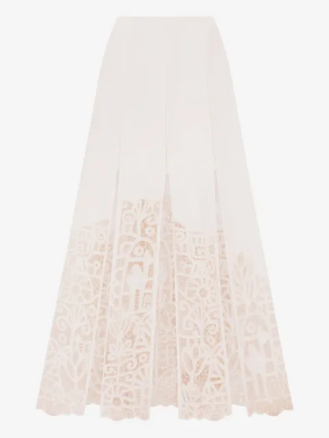 ALEMAIS Rosemary embroidered skirt