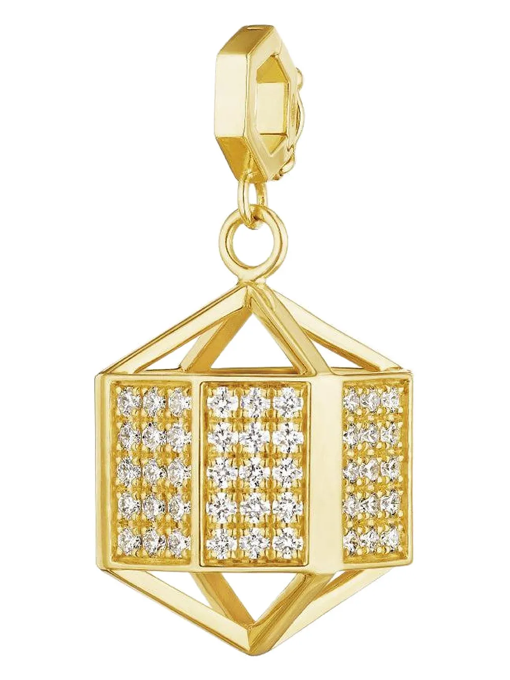 Cadar B Home diamond pendant - Gold