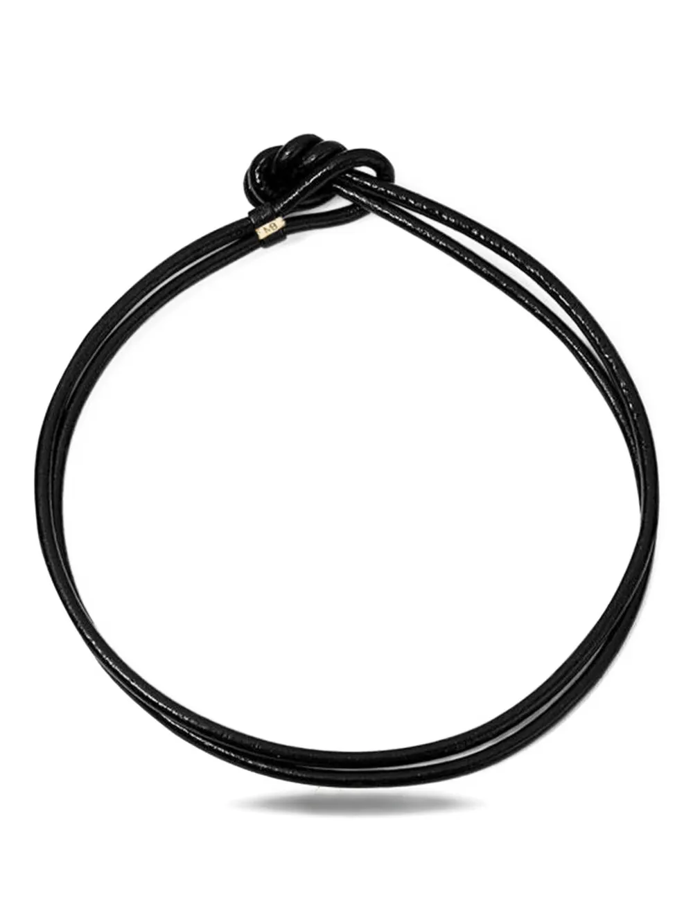 Mason and Books Double Italian Torque necklace - Nero