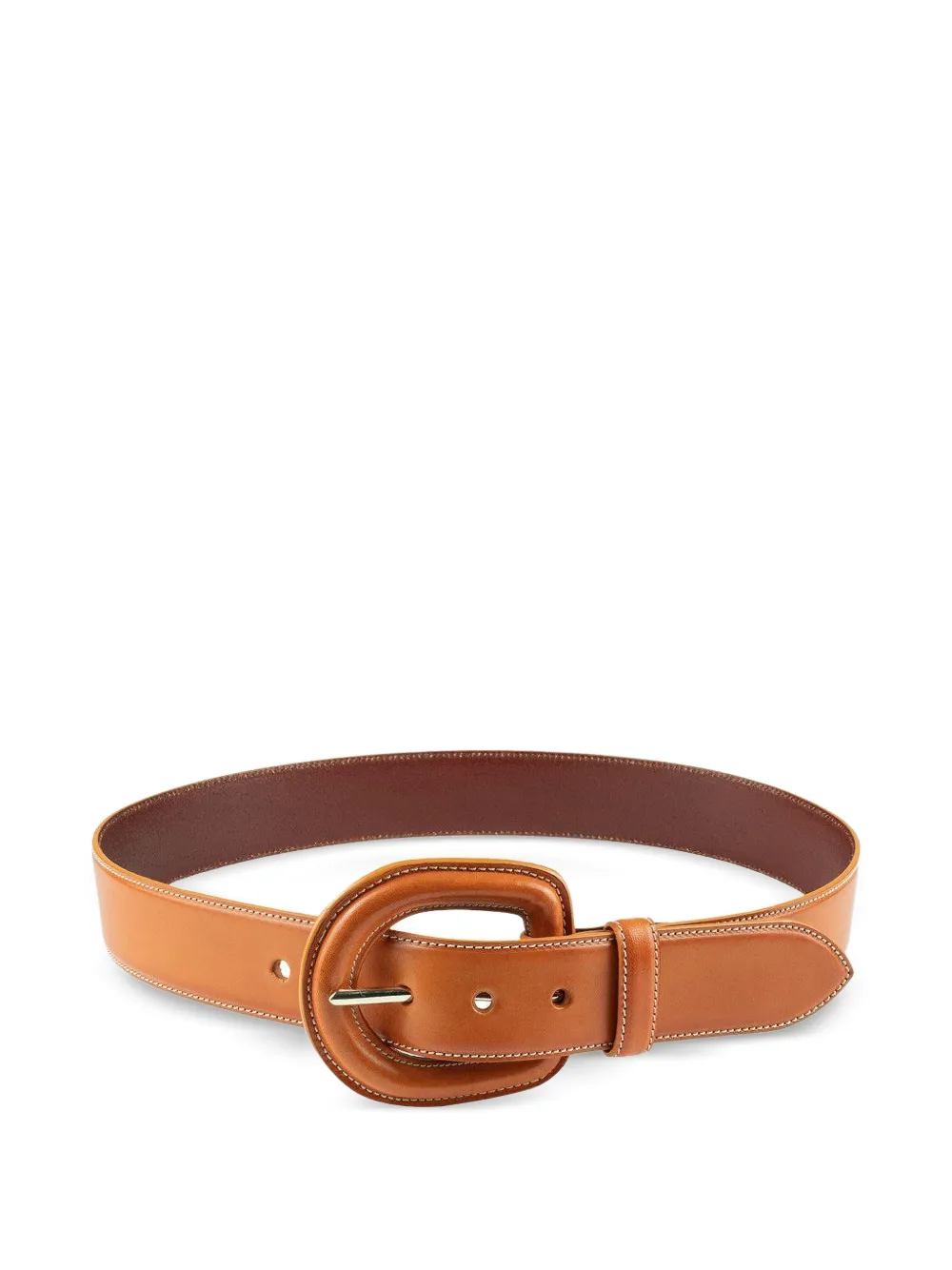 SERGIO GAVAZZENI aloe buckle belt - Orange