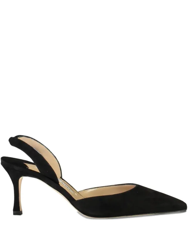 Manolo Blahnik Carolyne Slingback Pumps in Black