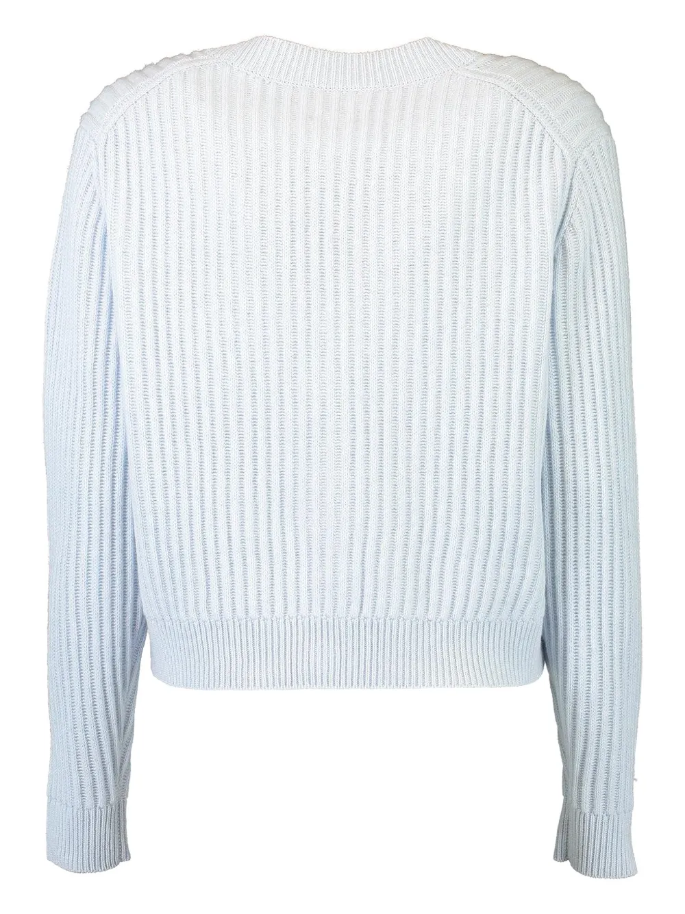  Allude V-neck Cardigan - Blue 
