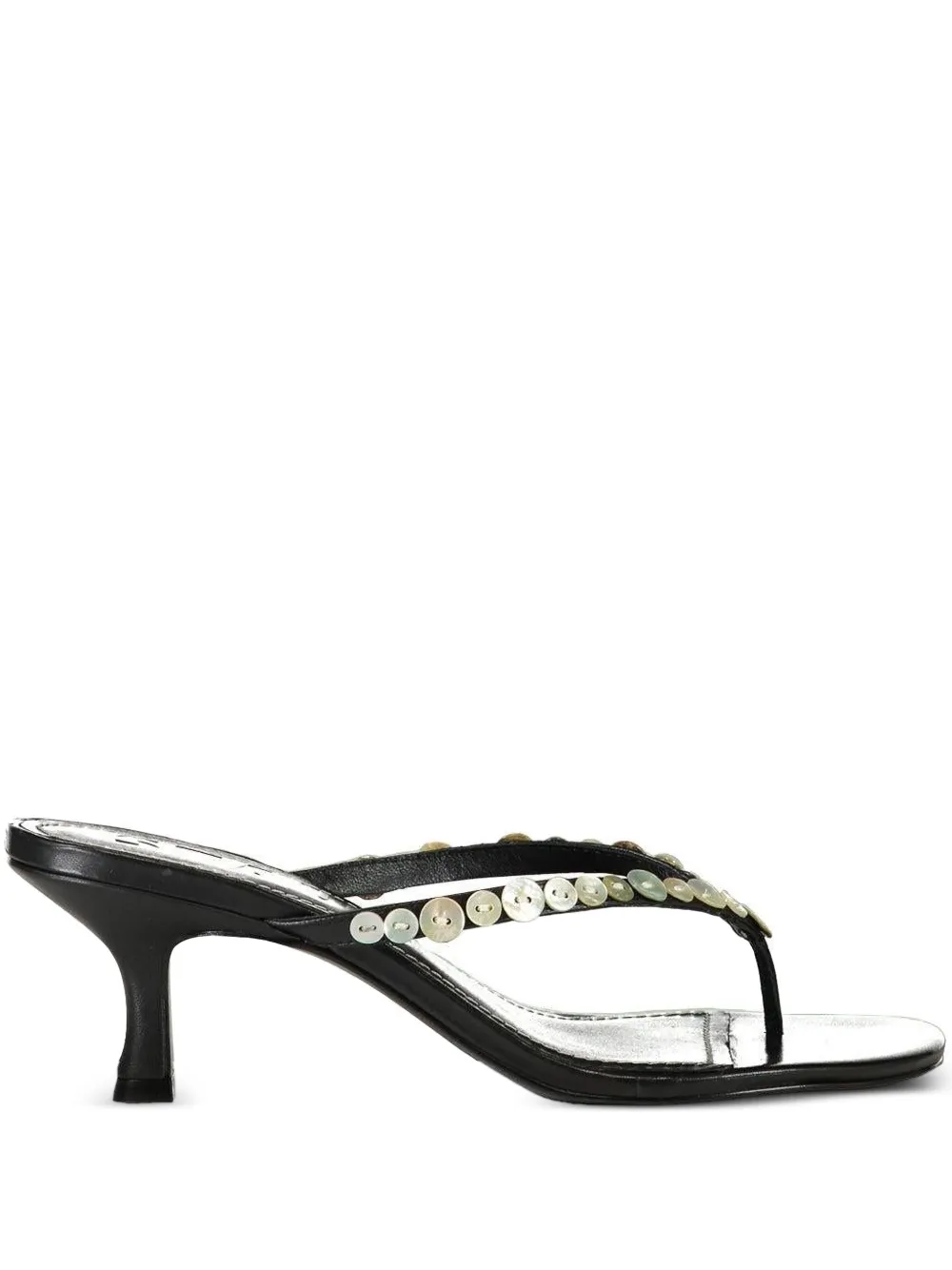 STAUD kitten-heel sandals - Nero