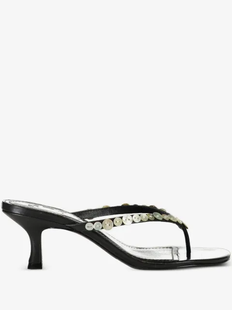 STAUD sandalias con kitten heel