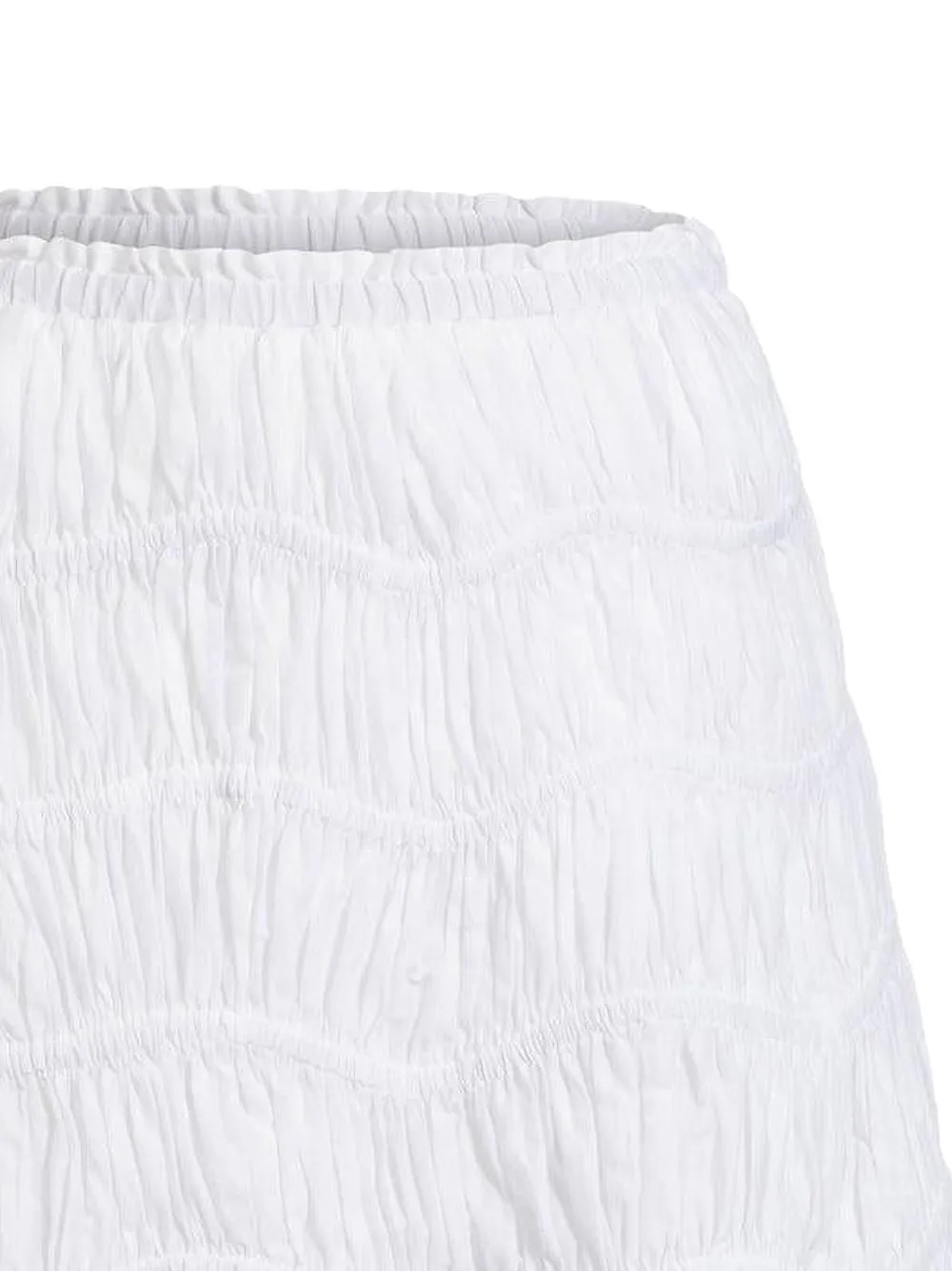 Merlette Maeva ruffled mini skirt - Wit