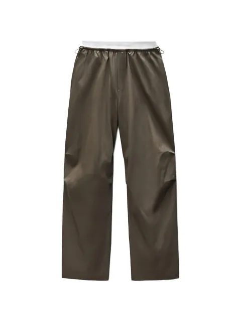 Alexander Wang logo-waistband trousers