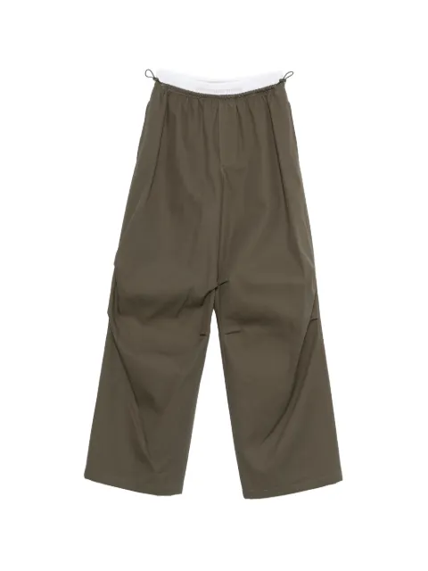 Alexander Wang logo-waistband trousers