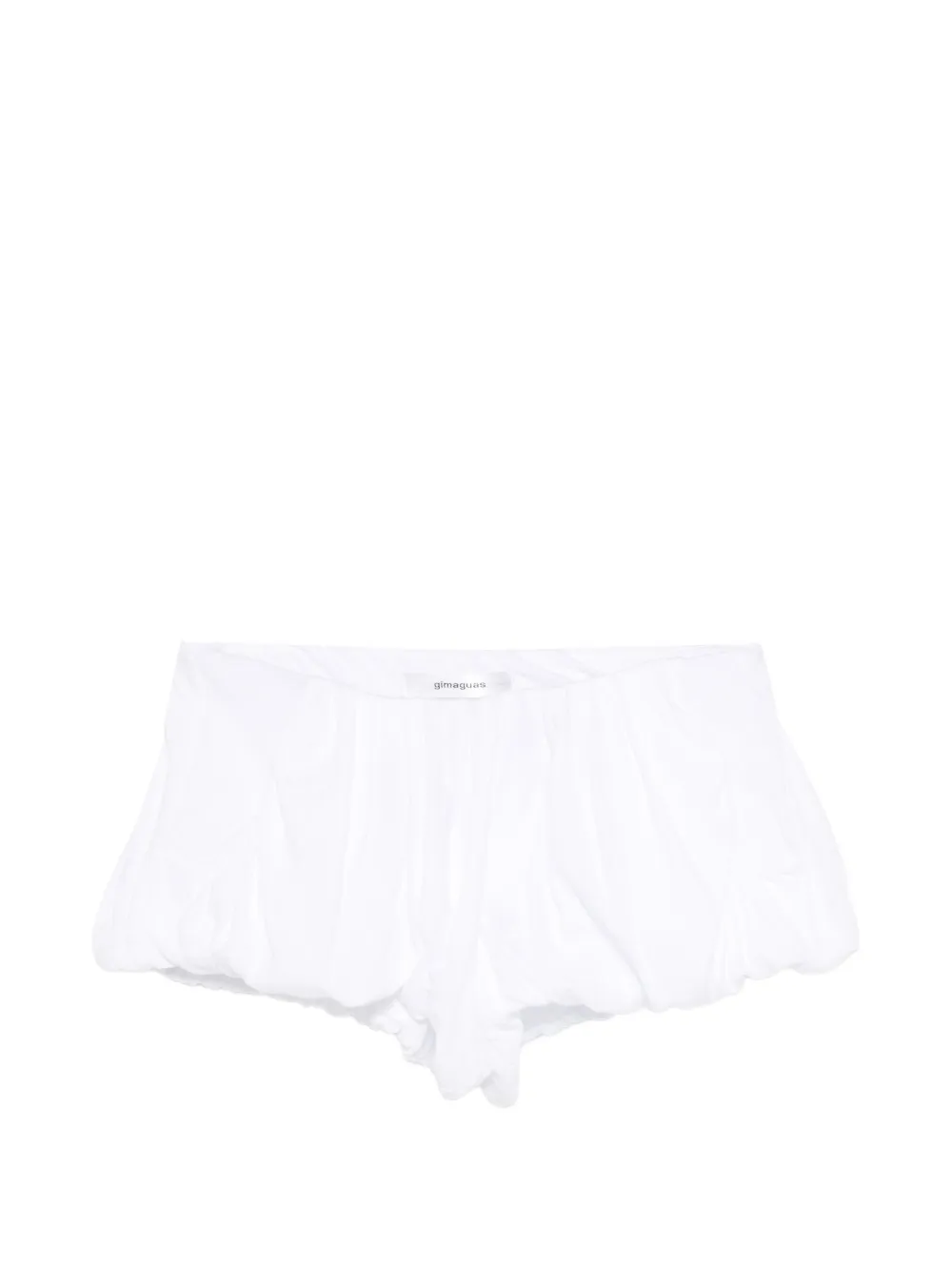 Gimaguas Oni ruffled shorts - Weiß